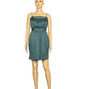 To the Max Spaghetti Strap Green Dress SZ 6
